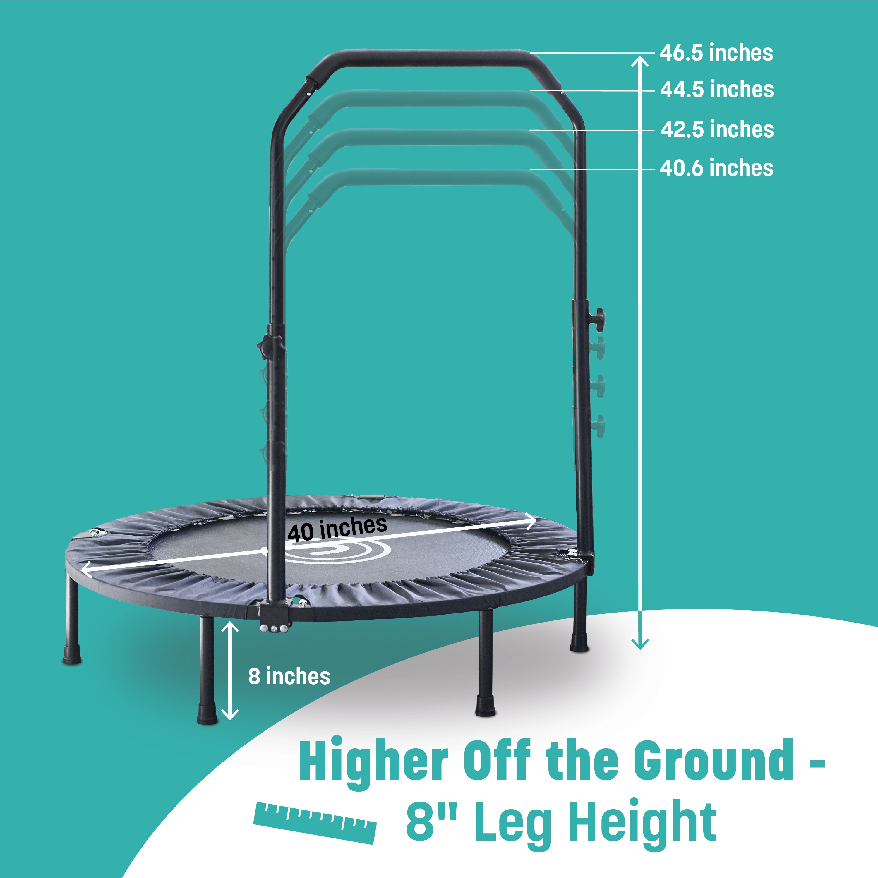 Skywalker Trampolines 40" Fitness Trampoline - Sturdy and Foldable