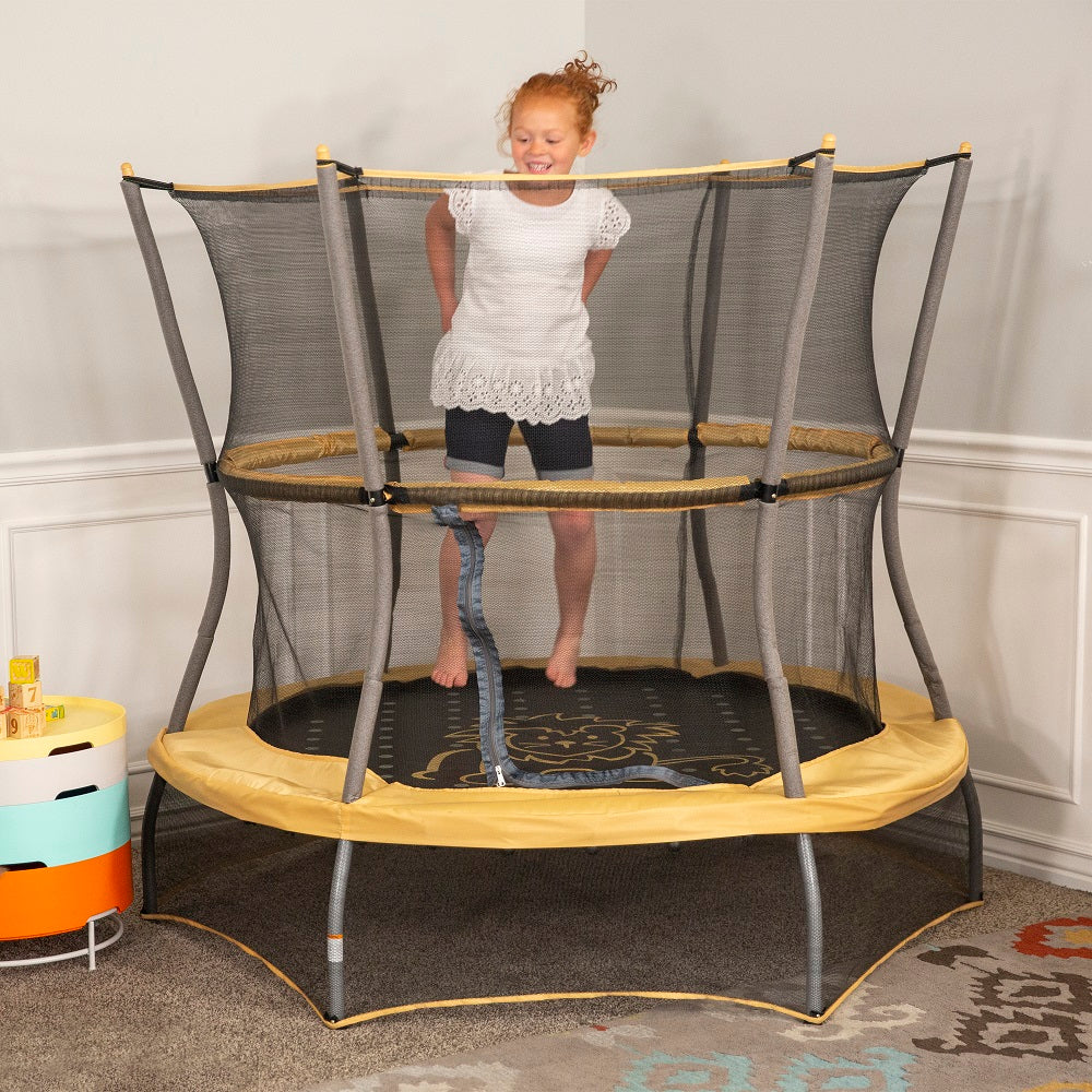 Safari Explorer Mini Round Trampoline with Enclosure